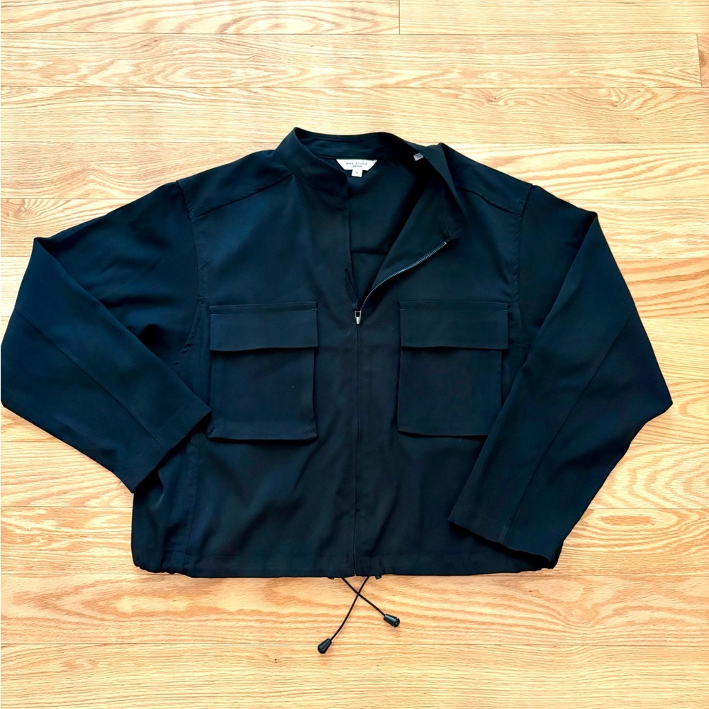 Max Studio Boxy Fit Utility Jacket—Sz M—Like New!